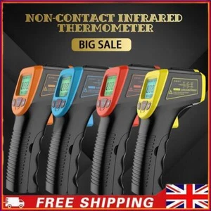 Infrared Thermometer No Contact Digital Industry Pyrometer IR Temperature Gun - Picture 1 of 17
