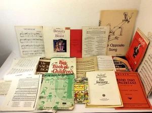 Großes Konvolut gebrauchte Musikinstrumente Noten Bücher Blätter Lieder  - Bild 1 von 12