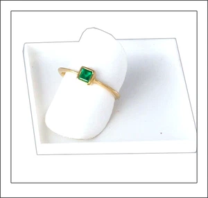 Unwiderstehlicher Smaragd  - Ring Gelbgold - Echtes Grünes Feuer von Greenfire - Bild 1 von 7