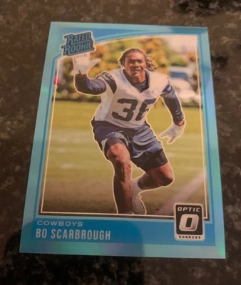 2018 Panini Donruss Optic BLUE #194 BO SCARBROUGH ROOKIE..........ONLY 221/299 - Image 1 of 2