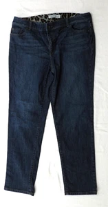 Women's Chicos Jeans Size 2.5 US 14 Dark Wash Denim 10" Rise 29" Inseam - Picture 1 of 7