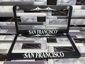 BMW San Francisco CA Vehicle Dealer License Plate Frame - Picture 1 of 2