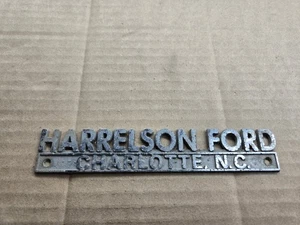 Harrelson Ford Charlotte North Carolina NC Metal Car Dealership Dealer Emblem - Bild 1 von 2