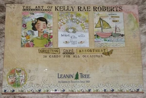 LEANIN TREE Art of Kelly Rae Roberts #90804~20 GREETING CARDS~1 each 20 Designs~ - Picture 1 of 2