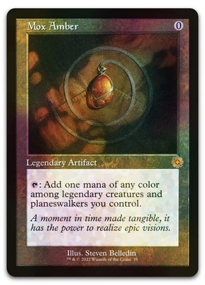 Mox Amber #35 (Foil) (NM) Brothers' War BRR Magic MTG - Image 1 of 2
