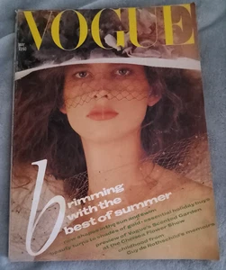VOGUE MAGAZINE May 1985 40TH BIRTHDAY GIFT Philip Glass VINTAGE 1980s Fashion 80 - Picture 1 of 24