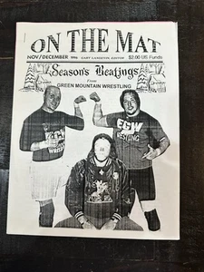 Vintage On The Mat Wrestling Newsletter Magazin Nov / Dec 1996 sehr bewertet - Bild 1 von 4