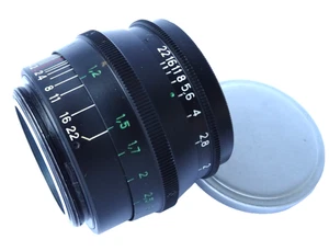 Vintage Portrait Black Jupiter 8 2/50mm M39 FED Zorki Leica RF Objektiv L39 - Bild 1 von 11
