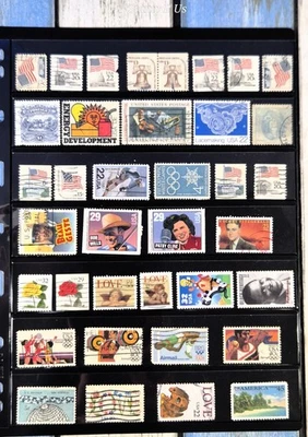 United States Daily Stamp Mix / National USA Flags / Cultural Stamps (E) - Image 1 of 2