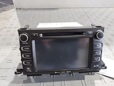 2016 Toyota Highlander display de rádio e receptor ID 510160 na face do rádio - Imagem 1 de 4