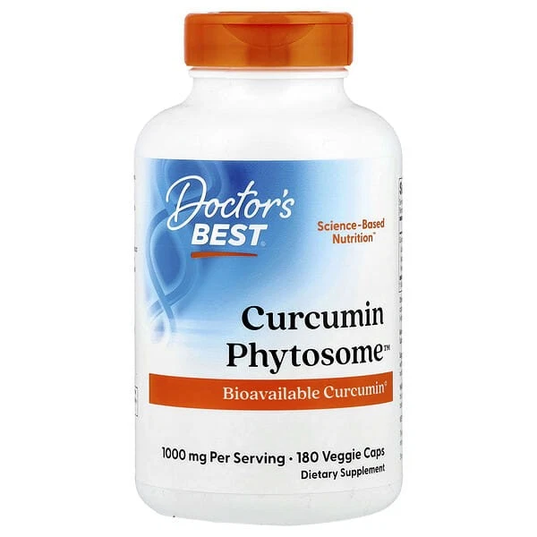 2 X Doctor's Best, Fitosoma de curcumina con meriva, 500 mg, 180 cápsulas vegetales Foto 1 de 2