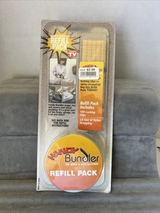 Handy Bundler Refill Pack of Strapping and Locking Clips~ Quick & Easy Fastener. - Picture 1 of 2