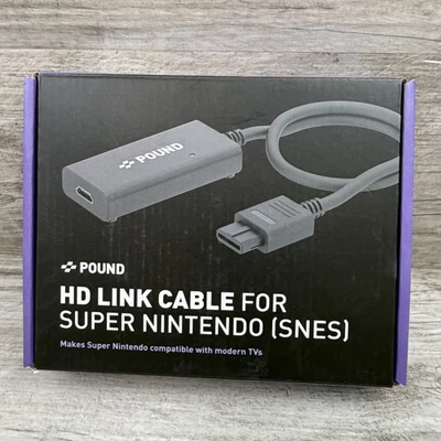 Pound Technology HD Link Cable For Super Nintendo SNES Convert To HDMI New - Image 1 of 4