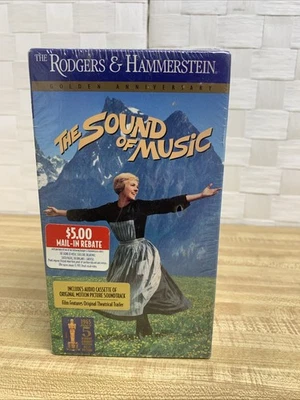 The Sound of Music VHS & Original Motion Picture Soundtrack Cassette Sealed NOS - Image 1 of 4