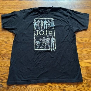 JoJo's Bizarre Adventure Golden Wind T-Shirt Mens XL Black Anime Manga Tee - Picture 1 of 8