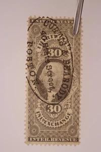 US REVENUE SC# R52C USADO SOTN SON CANCELAR CURTIS & PEABODY BOSTON - Imagen 1 de 4