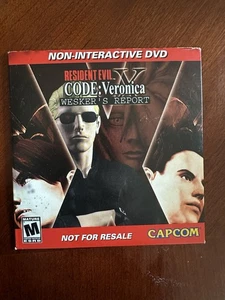 Resident Evil Code: Veronica X Wesker's Report Non-Interactive DVD - Picture 1 of 4