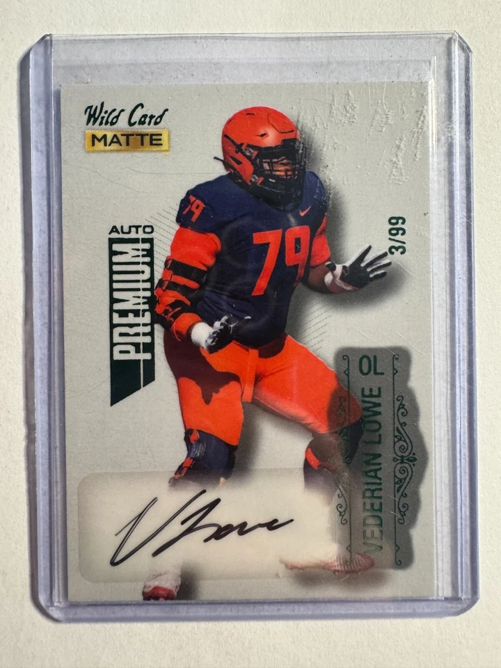 K294,179 - 2022 Wild Card Matte Auto Premium Green #MBA Vederian Lowe #/99 - Image 1 of 1