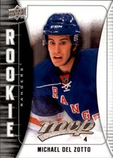 2009-10 Upper Deck MVP Rangers Hockey Card #379 Michael Del Zotto Rookie
