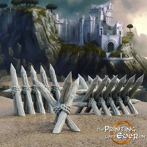 Fissaggio Palisade - Figure Tabletop Da 28mm - TPGEO SDA D&D Pathfinder - Bild 1 von 4