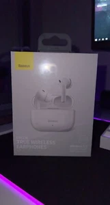 BASEUS ENCOK W3 TRUE WIRELESS EARPHONES - WHITE - Picture 1 of 4