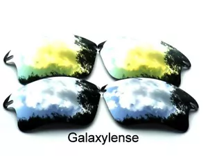 Lentes de repuesto Galaxy para gafas de sol Oakley Fast Jacket XL titanio y dorado - Imagen 1 de 8