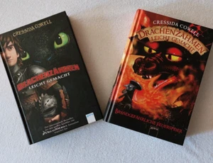 2 Kinder Bücher (Drachen zähmen leicht gemacht) gebr. aber in einen sehr guten Z - Bild 1 von 6