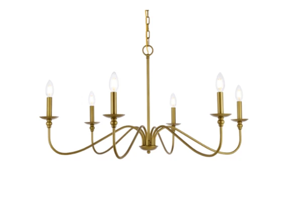 Elegant Lighting LD5006D36BR - Chandeliers Indoor Lighting*NEW* - Image 1 of 1