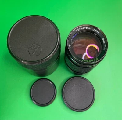 1983 Year! Jupiter 37A f/3.5 135mm Soviet Lens M42 Mount S/N 8343947 - Image 1 of 4
