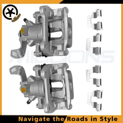 PARA 2007-2013 2014 2015 MINI COOPER 1.6L PINÇAS DE FREIO TRASEIRAS COM SUPORTE X2 NOVO - Imagem 1 de 4