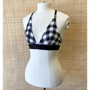Free Press Größe Small Gingham Racerback BH - Bild 1 von 5