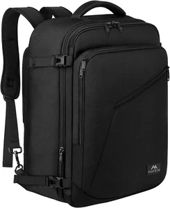 Expandable Carry-On Backpack 40L - Airplane Approved, Water Resistant Travel Bag - Picture 1 of 10
