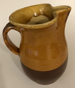 Ceramiche Nicola Fasano Grottaglie Distressed Pitcher Old World Italian Pottery - Picture 1 of 11