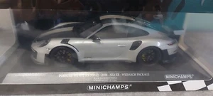 Rare Porsche 991 Gt2 RS 2018 Pack Weissach Silver 1 of 111 1:18 MINICHAMPS - Imagen 1 de 3