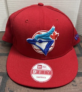 Gorra Toronto Blue Jays para hombre con espalda a presión roja 9Fifty New Era - Imagen 1 de 7