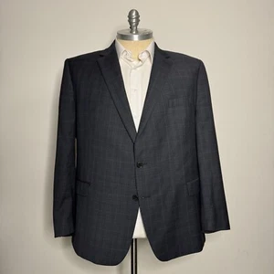 Ralph Lauren Herren 50R Sport Mantel Blazer Sakko Grau Wolle 2-Knopf Kariert - Bild 1 von 10