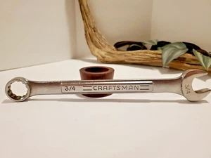 Craftsman 3/4" Combination Wrench Vintage Tool VA 44701 Made in USA - Foto 1 di 11