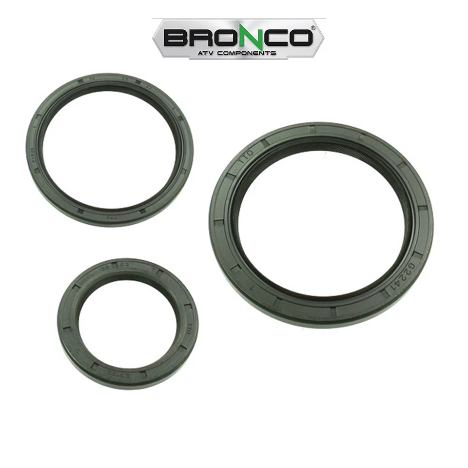 Bronco Rear Differential Seal Kit Set Yamaha Wolverine 350 450 1995-2010 - Image 1 of 1