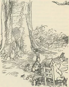Winnie-the-Pooh 1926 - La fiesta de Ernest H Shepard impresión artística envío gratis - Imagen 1 de 3