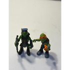 Ensemble de figurines articulées Teenage Mutant Ninja Turtles Mini 2012 Collection - 2 pièces