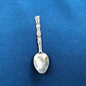 Cuchara miniatura coleccionable de níquel plata Islas Caimán - Imagen 1 de 7