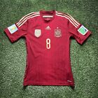 2014 Spain Xavi Jersey Shirt Kit Small S Adidas Red Home Fifa World Cup Espana 8