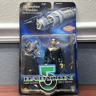 Babylon 5 Dr. Stephen Franklin Exclusive Premiere Figure w/ Earth Science Vessel — 第 1/4 张图片