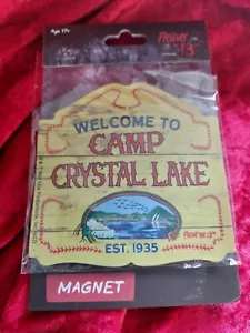 Spirit Halloween Friday 13th Camp Crystal lake Magnet new - Picture 1 of 1