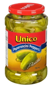 Unico Pepperoncini eingelegte Paprika 750 ml 1L frisch aus Kanada - Bild 1 von 3