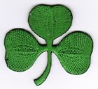 Shamrock Patch Embroidered Iron On Applique Irish Lucky Green Clover