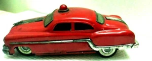 INDIEN SELTENES VINTAGE - ROTES BLECHSPIELZEUGAUTO MADE IN INDIA BATTERIEBETRIEBEN GRÖSSE 10 '' - Bild 1 von 9