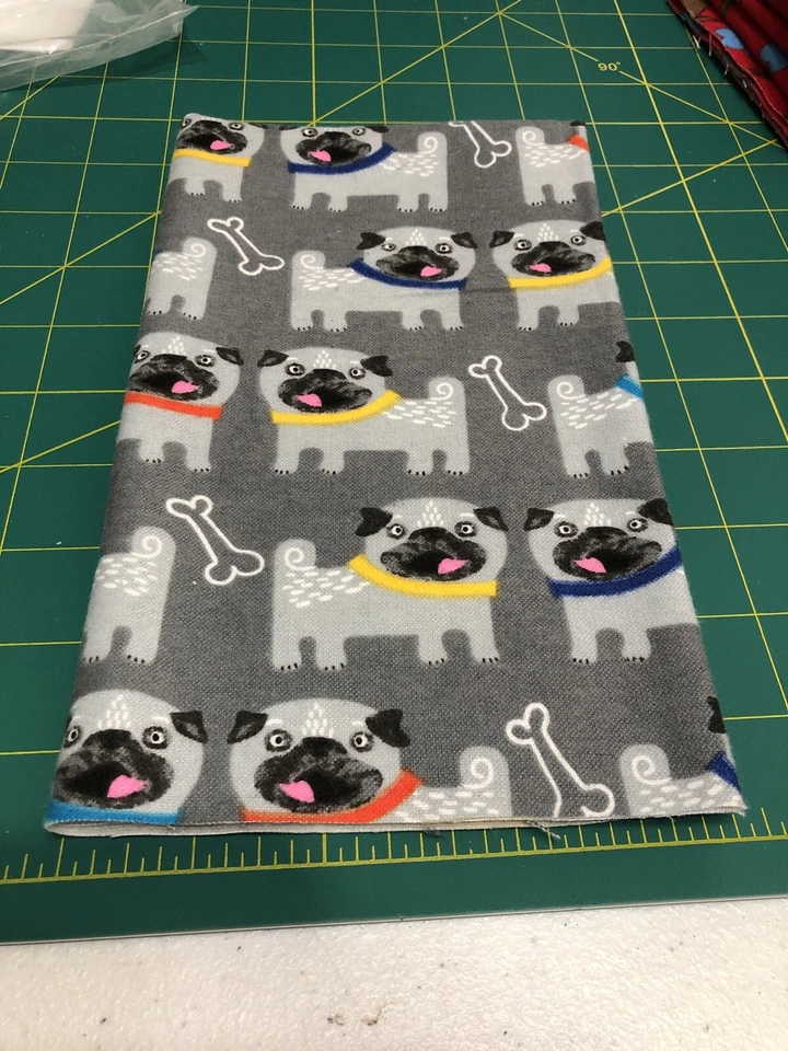 Soft Flannel Pugs Bones Fat Quarter - Image 1 of 1