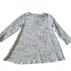 Zara Long Sleeve Marle Gray Tunic|Dress - Picture 1 of 8