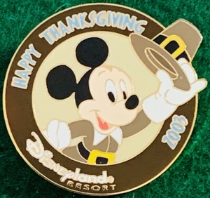 DLR Disneyland DISNEY 2003 Happy Thanksgiving Pilgrim Mickey LE 750! PIN #26377 - Picture 1 of 1